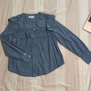 Madewell Ruffle Blouse